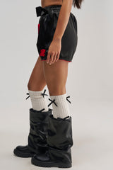 KNOCKOUT SATIN SHORT