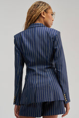 SUNDAY PINSTRIPE BLAZER