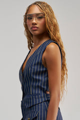 SUNDAY PINSTRIPE VEST