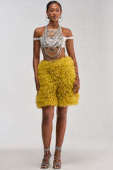 SOMETHING CRAZY RUFFLE SHORT