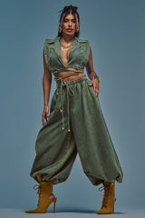 GUESS WHO BALLOON PANT IN DENIM
