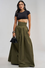 DISCO DOLL TROUSER IN OLIVE