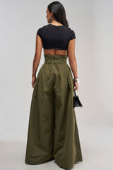 DISCO DOLL TROUSER IN OLIVE