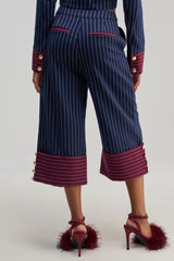 NEVER BETTER PINSTRIPE TROUSER