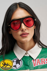 CRIMSON VICE AVIATOR SUNGLASSES