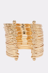 GOLD HAMMERED CUFF