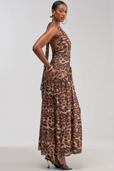 SUGAR RUSH MESH MAXI DRESS IN ANIMAL