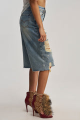 FEELING DISTRESSED BERMUDA SHORT