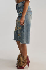 FEELING DISTRESSED BERMUDA SHORT