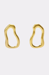 WAVEY BABY DANGLE EARRING IN GOLD
