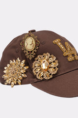 LA BADDIE HAT IN BROWN