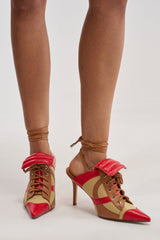 AZALEA WANG AMBRE RED MULTI PUMP