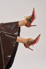AZALEA WANG BLITZ RED MULTI SPORTY PUMP