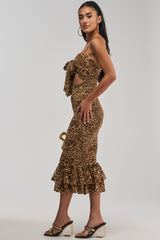 BODY-ODY LEOPARD MIDI DRESS