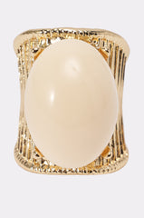CROWN ENERGY GOLD RING IN WHITE