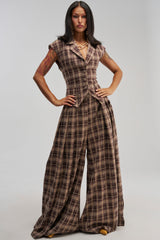 PLAID PRINCESS TROUSER