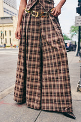 PLAID PRINCESS TROUSER