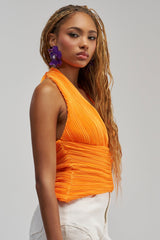 SHOWBIZ BABY BLOUSE IN ORANGE