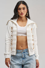 OUT OF YOUR LEAGUE EMBELLISHED SWEATSHIRT