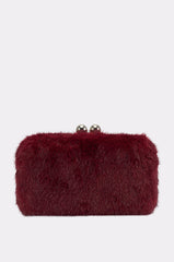 GORGEOUS GIRL FUR CLUTCH