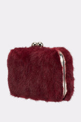 GORGEOUS GIRL FUR CLUTCH