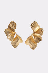 SCULPTED FLORAL EARRINGS