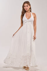 THIS IS MY DATE MAXI DRESS IN WHITE