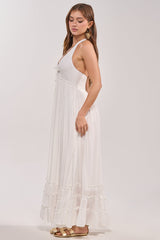 THIS IS MY DATE MAXI DRESS IN WHITE