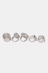 ICED OUT MOMENT RING SET