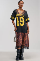 CITY GIRL LAYERED JERSEY MAXI DRESS