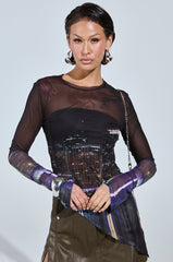 CITY LIFE MESH TOP