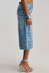STUDS EVERYWHERE CULOTTE