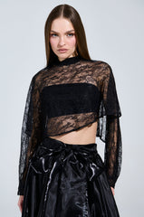 THE PERFECT LONG SLEEVE LACE BLOUSE