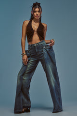 SEEING DOUBLE DECONSTRUCTED VINTAGE JEANS