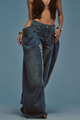 SEEING DOUBLE DECONSTRUCTED VINTAGE JEANS