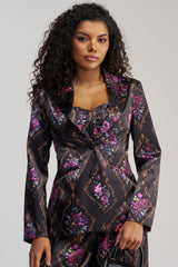 VERTIGO SATIN BLAZER