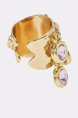 GILDED GEM CLUSTER RING