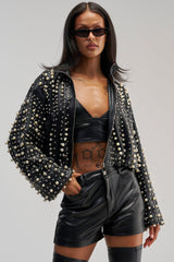 EUPHORIA EMBELLISHED BOMBER