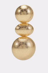 BALLS TO THE WALL EARRING IN GOLD