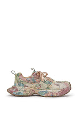 AKIRA GOLD MORA MULTI FLORAL RHINESTONE SNEAKER