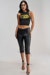 MISS SEXY LACE UP CAPRI