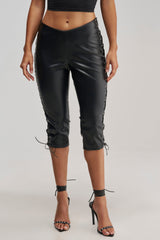 MISS SEXY LACE UP CAPRI