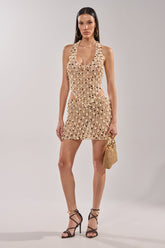 SEASHELL CROCHET MINI SKIRT