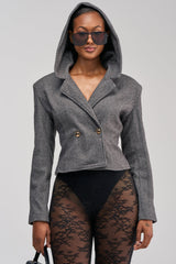 SIREN HOODED BLAZER