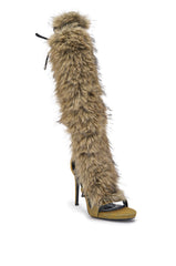 AZALEA WANG STAMOS DENIM MULTI STILETTO SANDAL