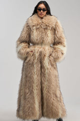 VENUS FAUX FUR TRENCH