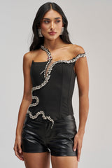 FEEL MYSELF WITH YOU SNAKE CORSET