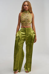 INFINITY TROUSER IN OLIVE