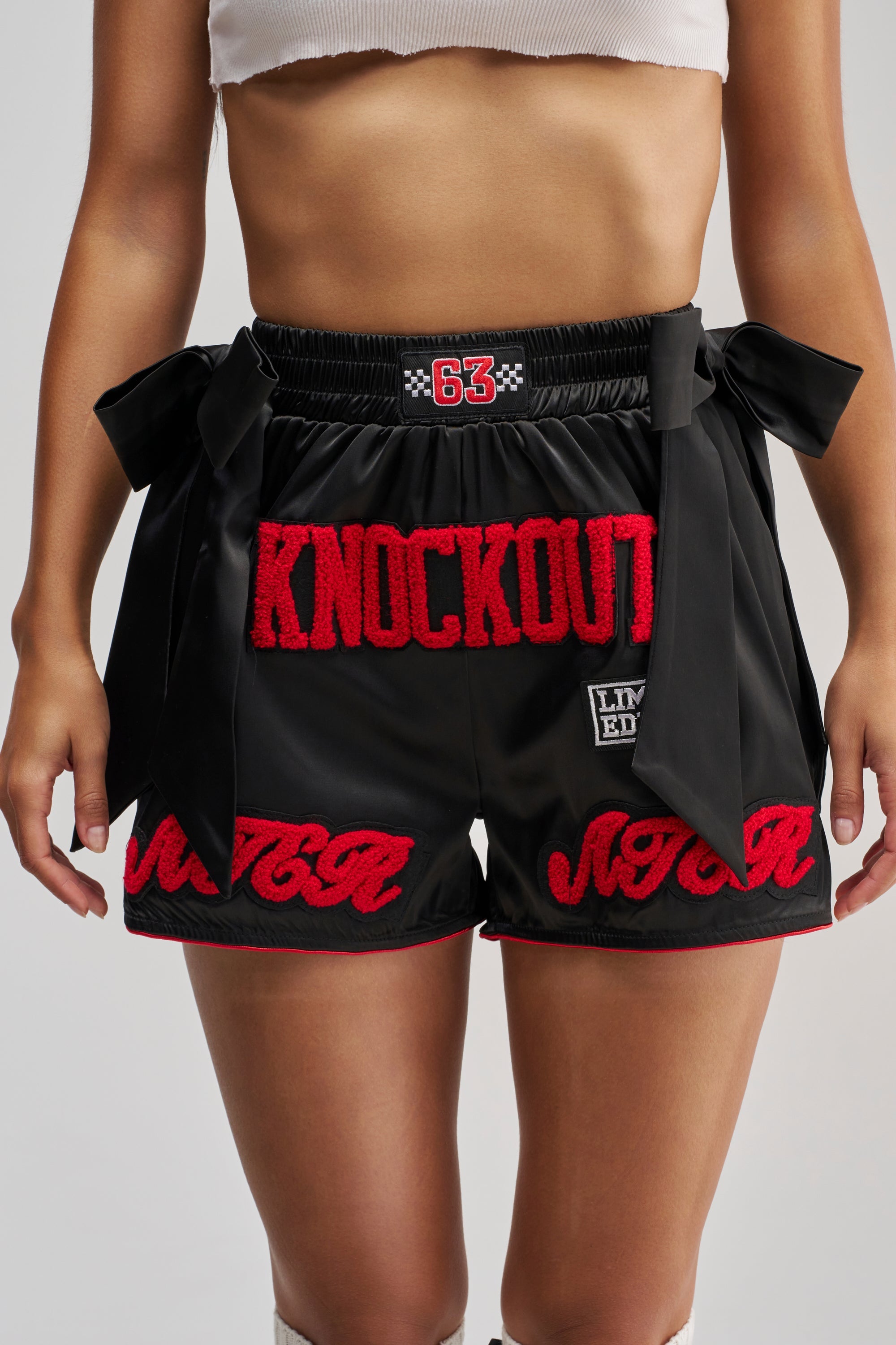KNOCKOUT SATIN SHORT