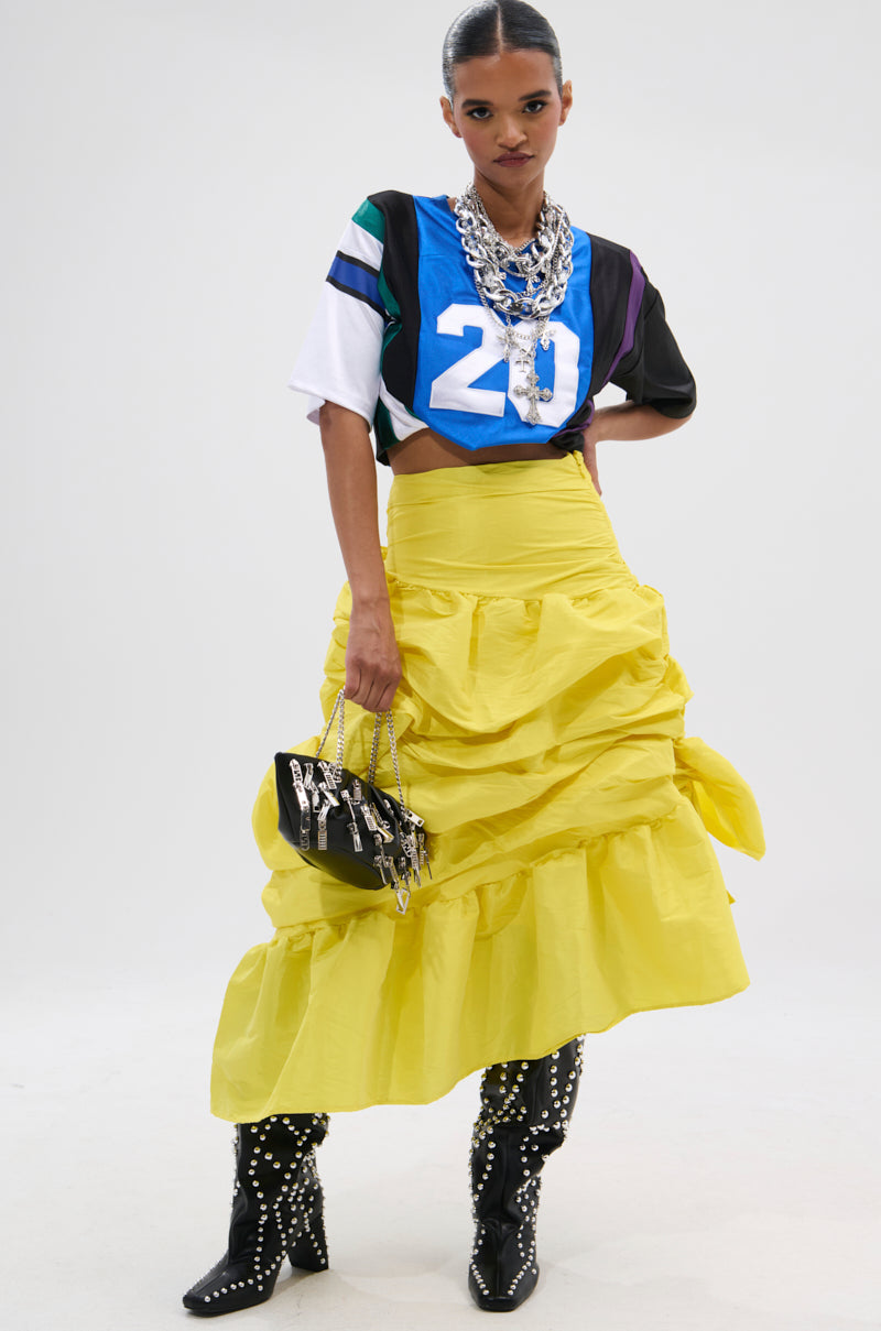 SUNSHINE MIDI SKIRT